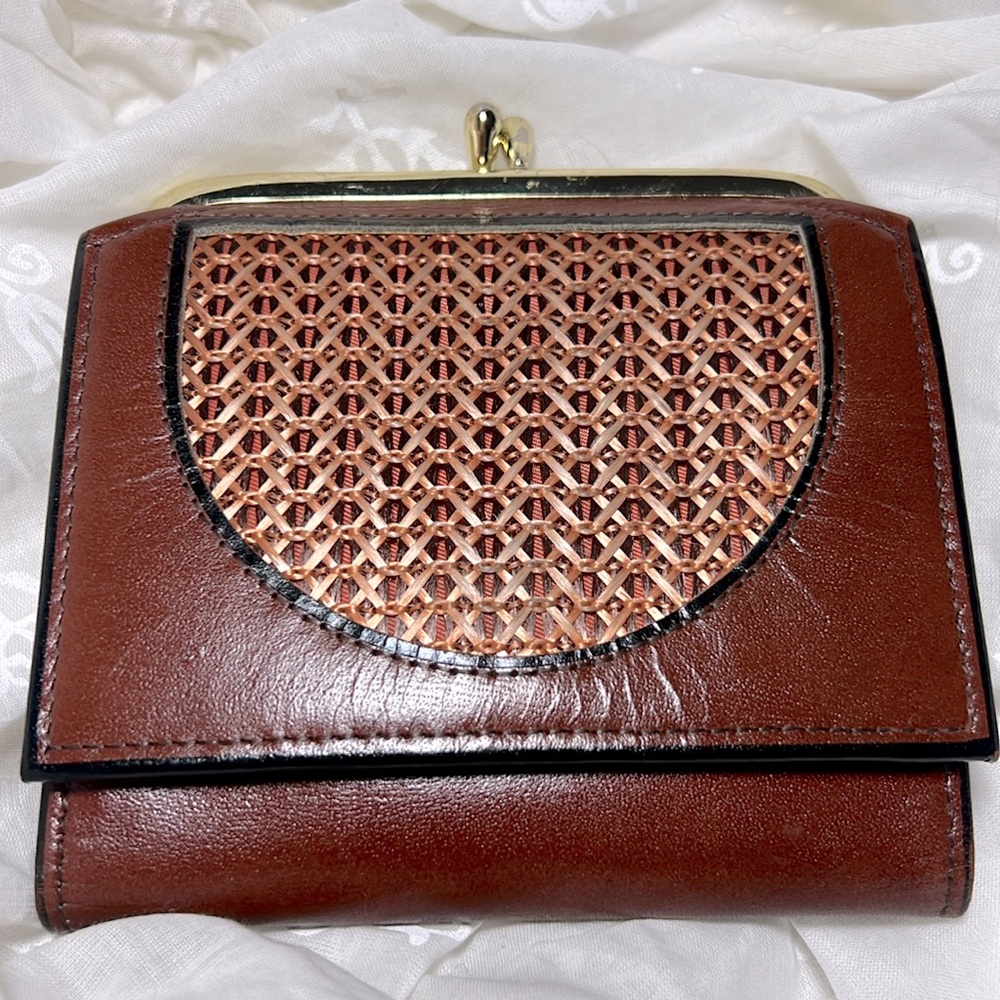 Vintage Princess Gardner Vintage Top Grain Leather Bi-fold Wallet